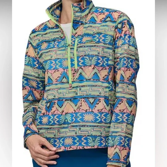 NWT PATAGONIA 1/2 ZIP PULLOVER HOUDINI STASH WIND BREAKER